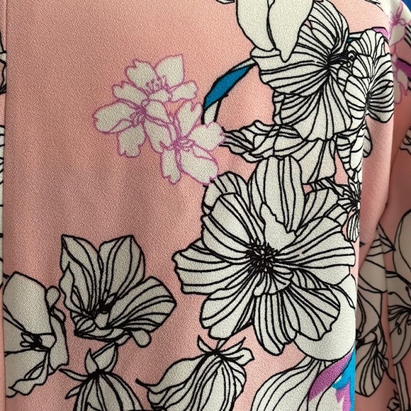 NY Collection-flowy flower soft pink blazer NBW makes any outfit complete😀 - Picture 3 of 9
